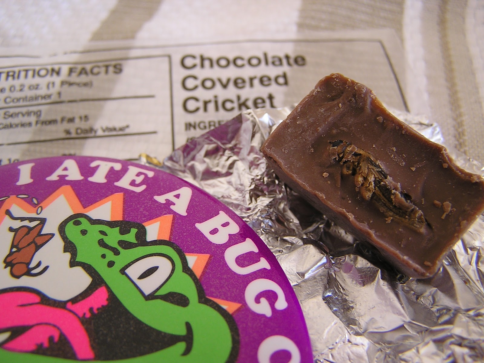 What the Dog Ate Chocolate Covered Crickets