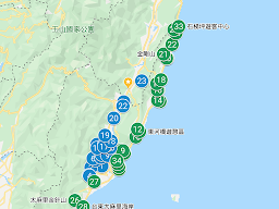 台東旅遊景點、在地美食、在地導覽 (請點擊小地圖連結）