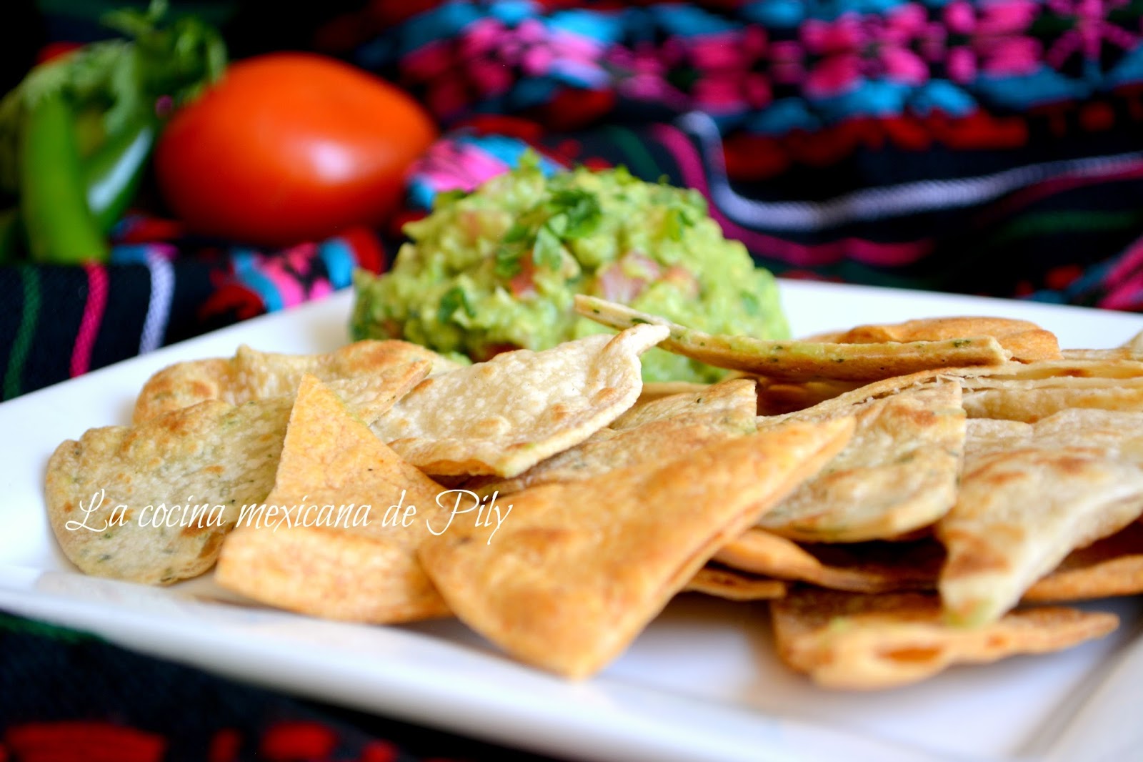 Tortillas de harina de Chipotle y Cilantro La Cocina Mexicana de Pily