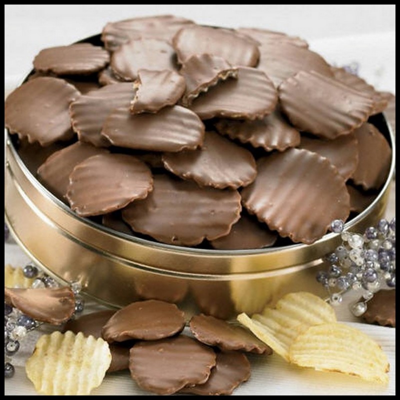 Dollar Store Crafter Chocolate Covered Potato Chips