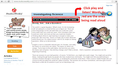 Mrs. Curran's 4th Grade Class: Science Studies Weekly Homework