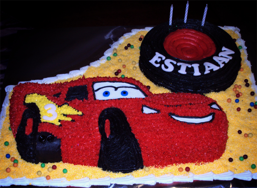 Delana's Cakes 2D Cars Cake