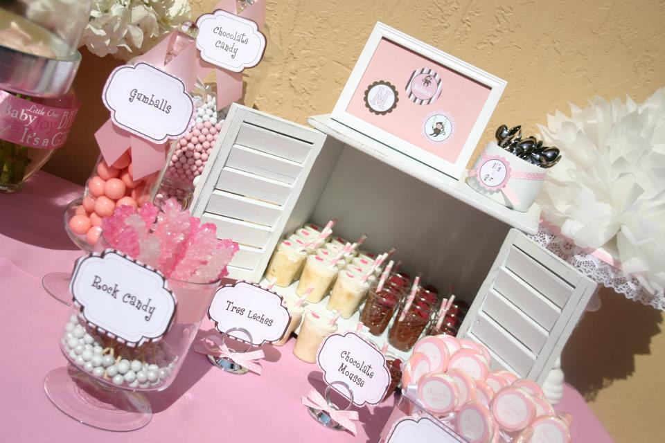 Cupcake Express Monkey Girl Baby Shower