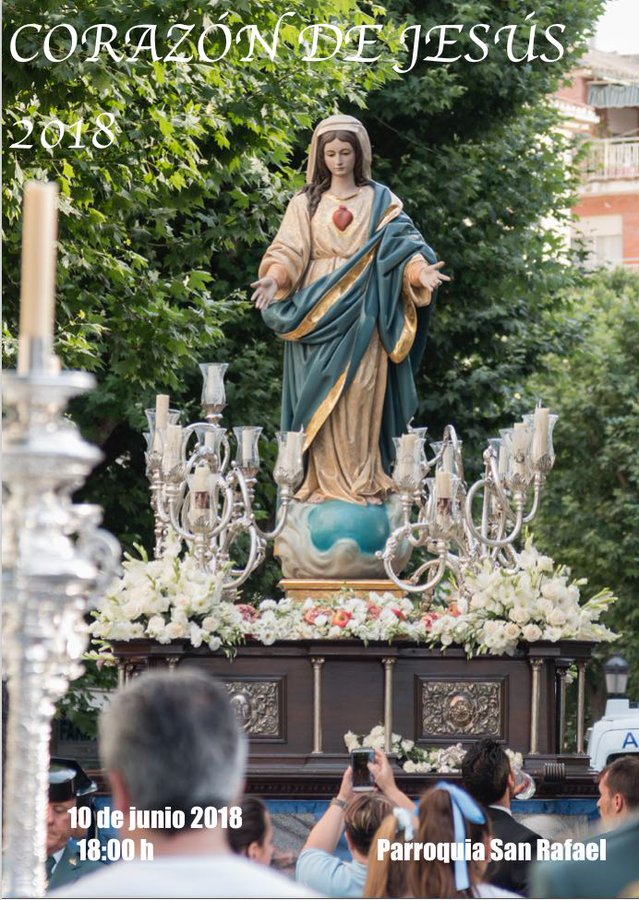 Cartel Corazón de Jesús 2018