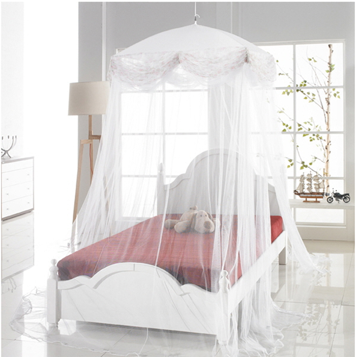 New Bed Canopy Mosquito Net Flower Lace bedding fits twin / Queen eBay
