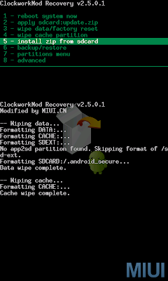 Flashing MIUI ROM to Nexus One G5 Flashing MIUI ROM to Nexus One G5