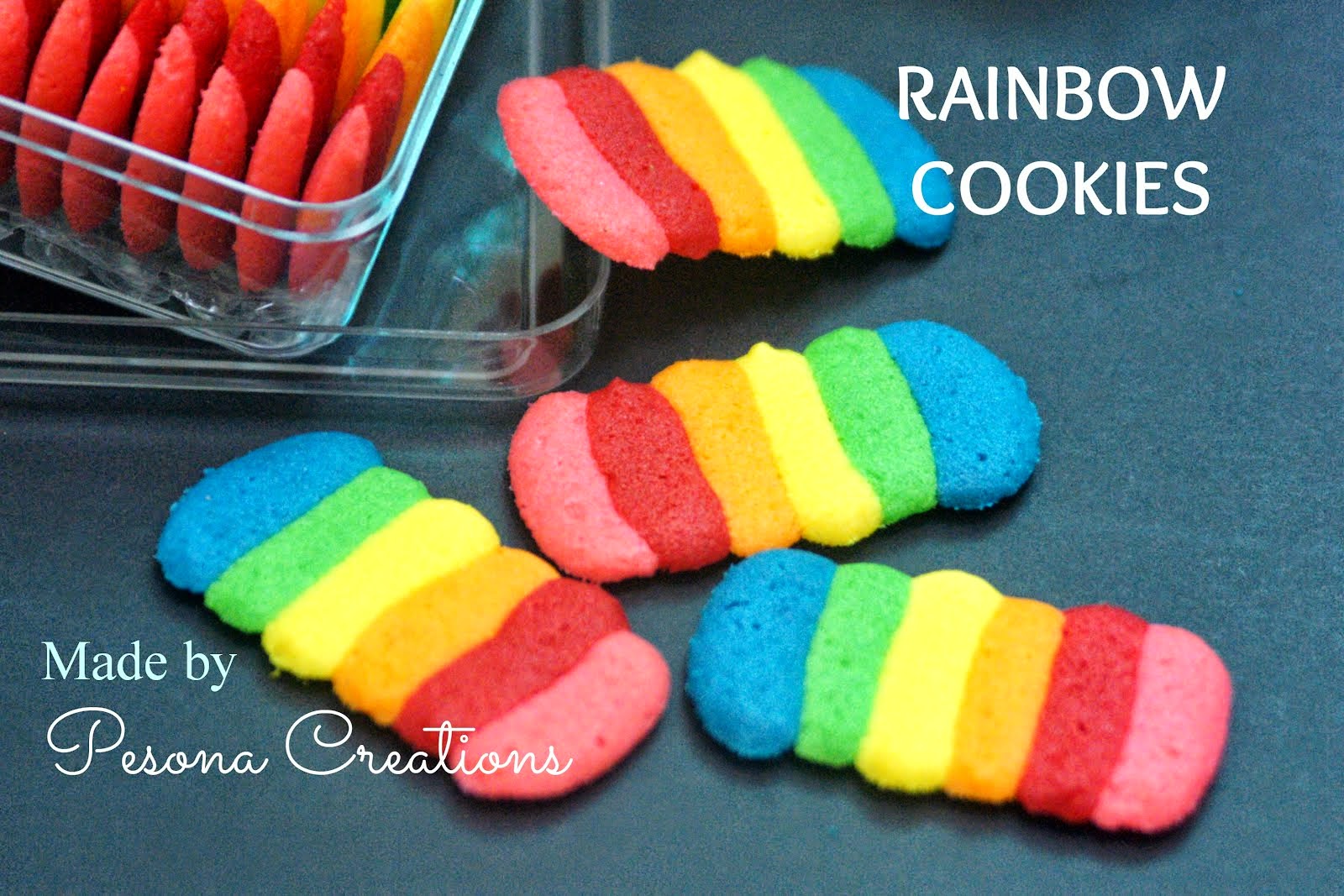 Rainbow Cookies