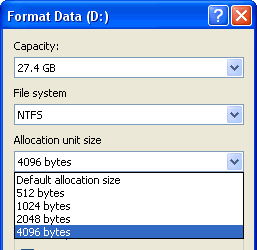 best file allocation size for usb backup drive best file allocation size for usb backup drive