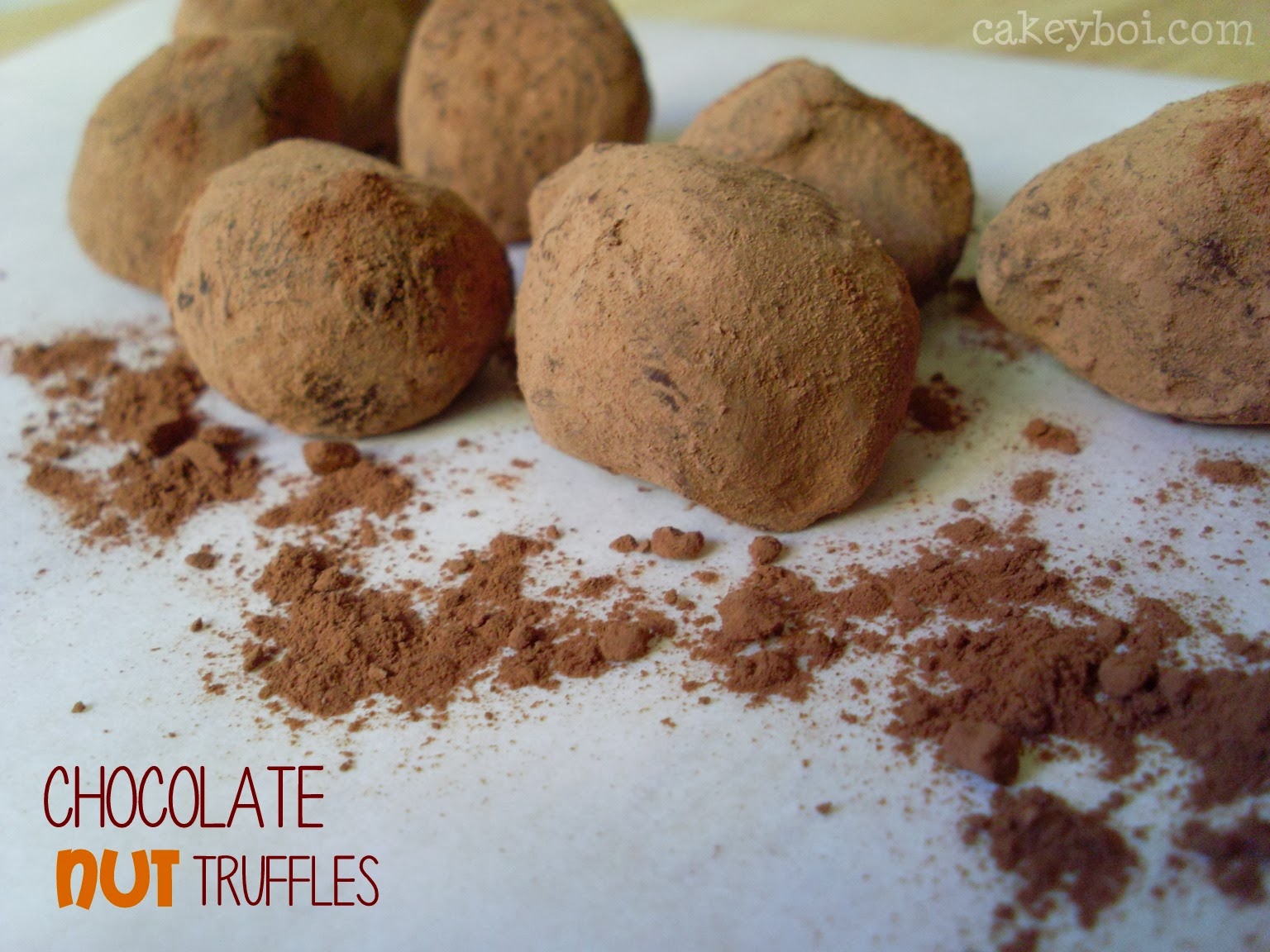 Cakeyboi Chocolate Nut Truffles