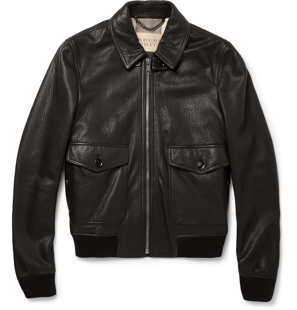 00O00 Menswear Blog Jake Bugg seen at 'The Late Show with David Letterman' in New York City with Burberry Brit Slim-Fit Leather Bomber Jacket (April 8, 2013)