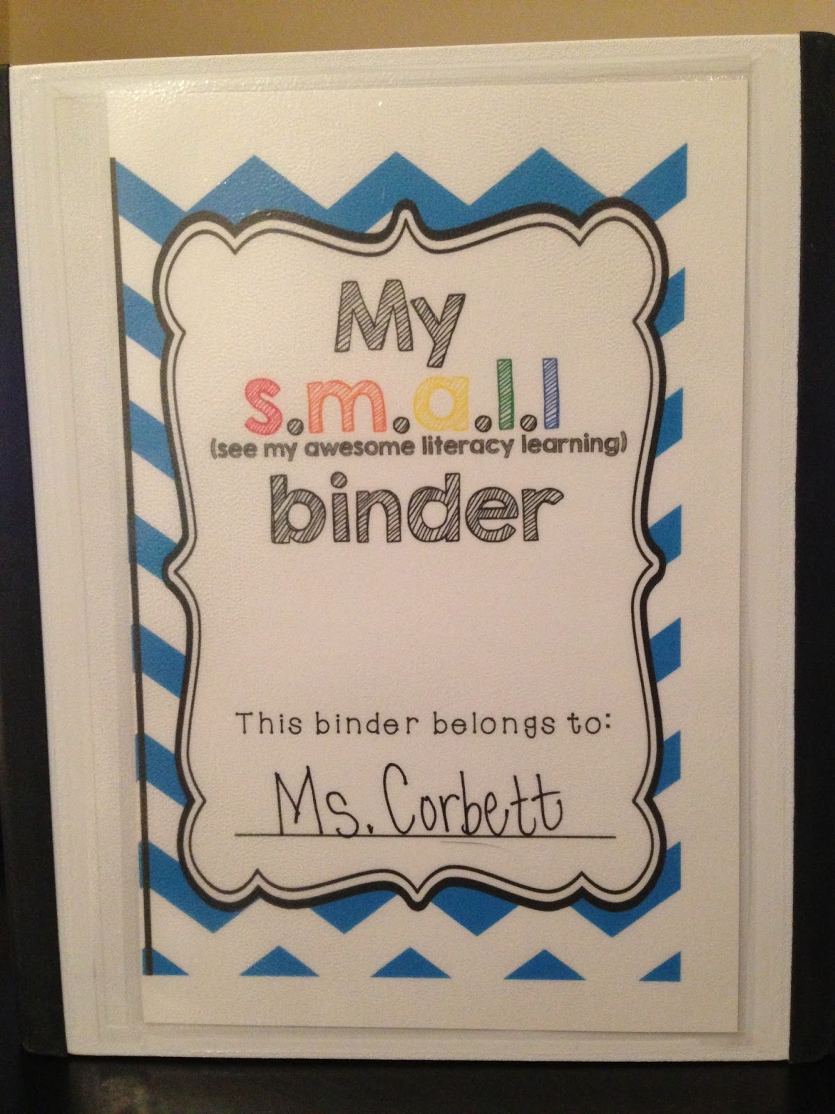 Small groups, small binders, BIG ideas The Tutu Teacher