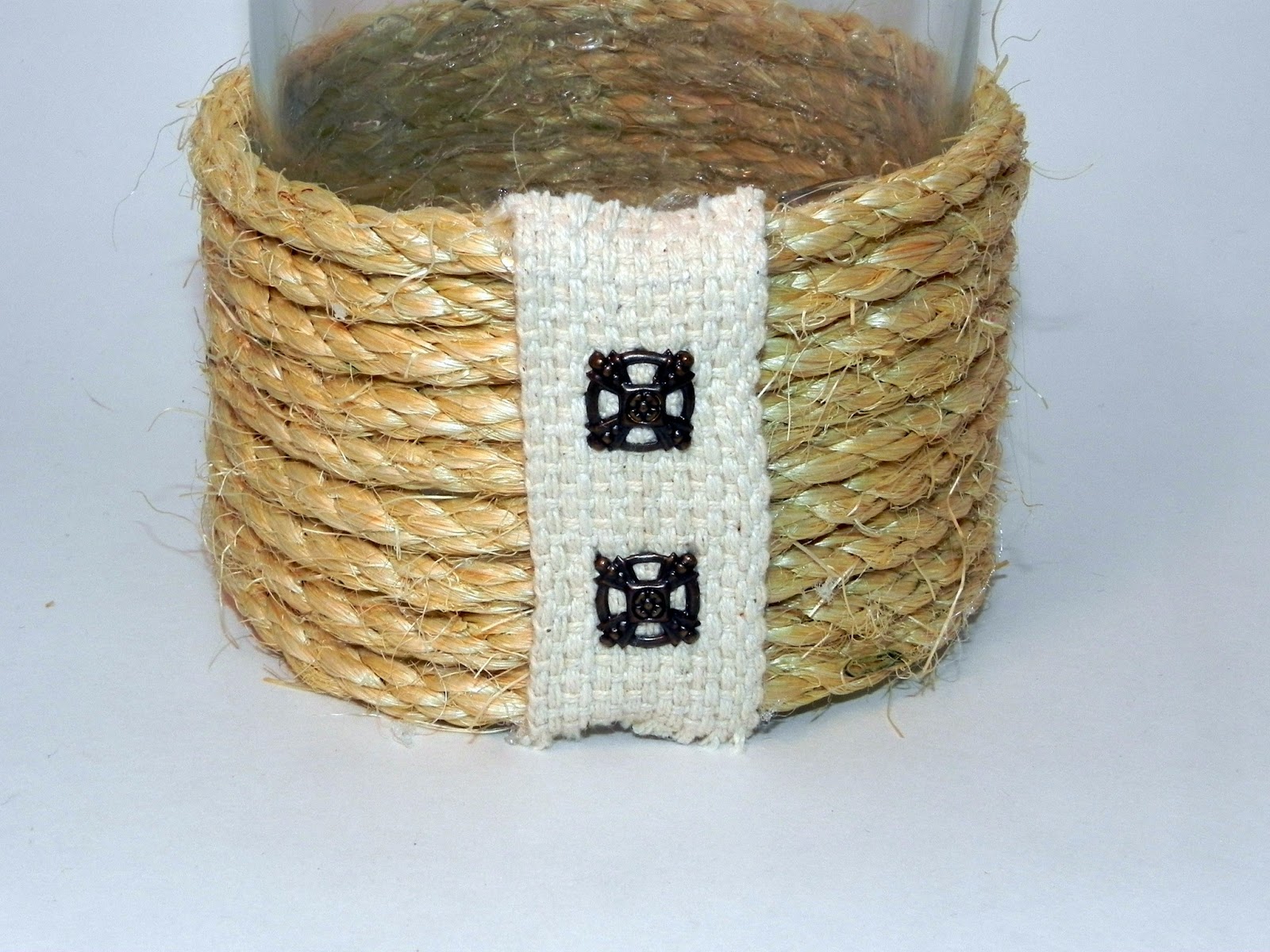 Smart n Snazzy DIY Nautical Hurricane Candle Holder