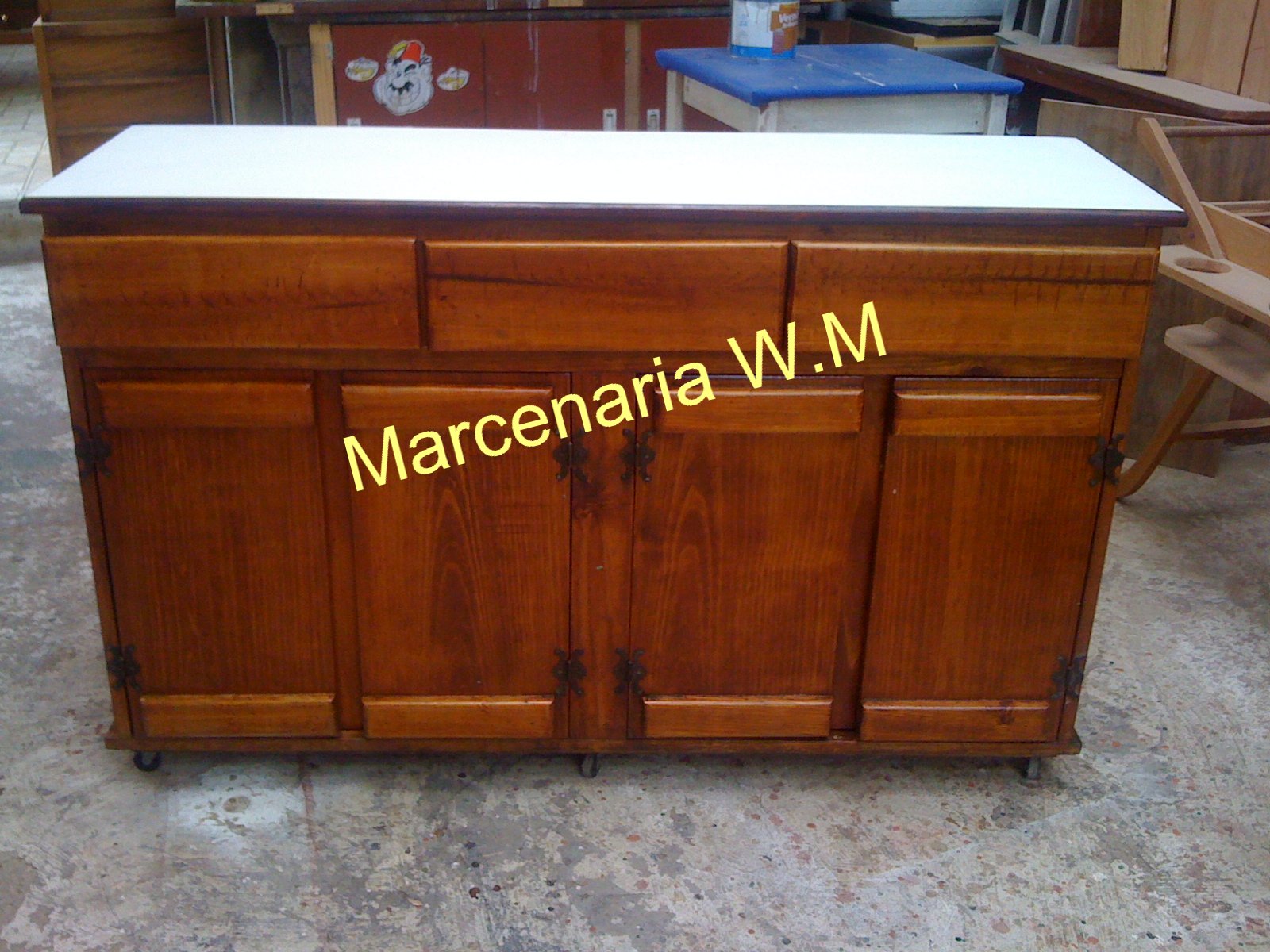 WM Marcenaria e Móveis Planejados Restauraç u00e3o Aparador Armario De Cozinha Casas Bahia Preto E Branco ~ WM Marcenaria e Móveis Planejados Restauraç u00e3o Aparador