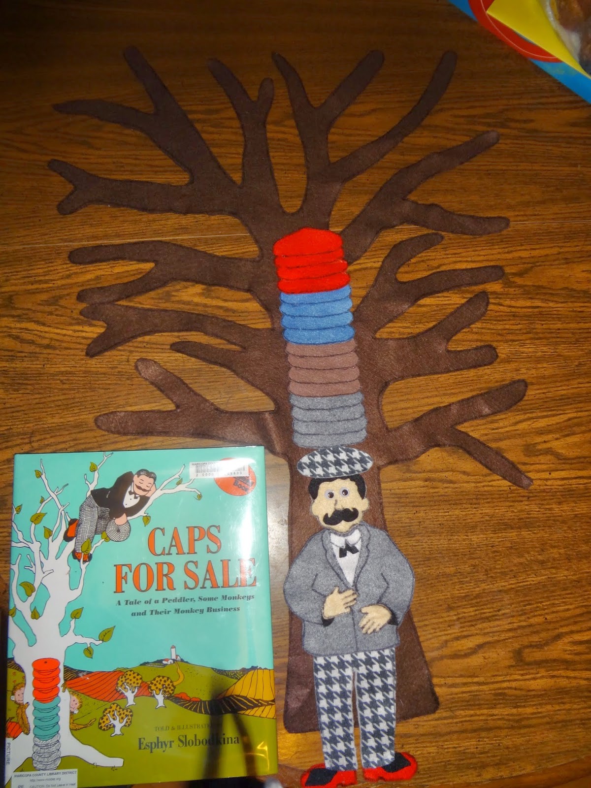 Storytime with Miss Tara and Friends Flannel Friday Caps for Sale