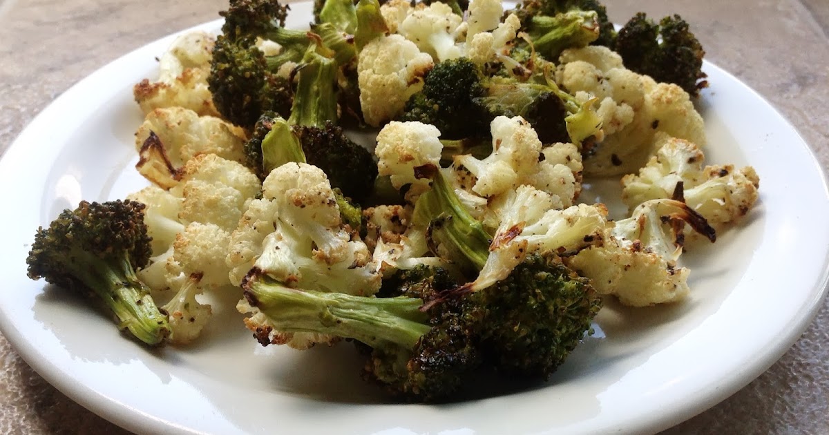 Kitchen Queen Oven Roasted Cauliflower and Broccoli
