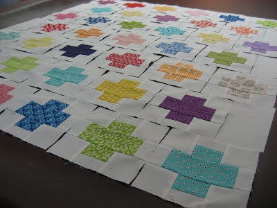 Swap Charms Plus Quilt ~ So Colorful!  