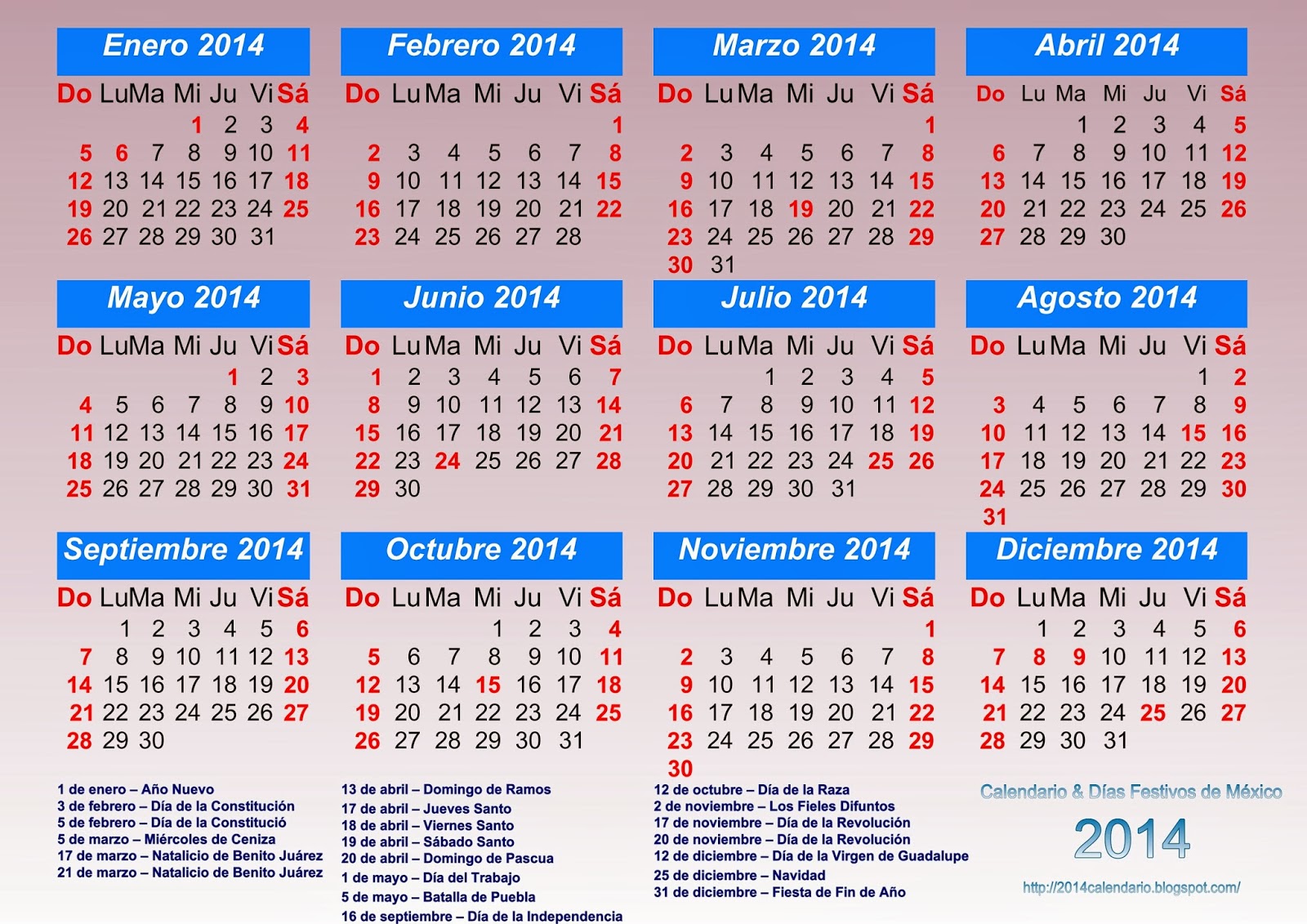 calendario 2007 mexico