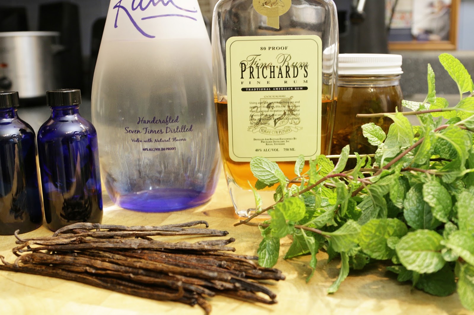 Blackberry Morning Homemade Extracts Vanilla and Mint