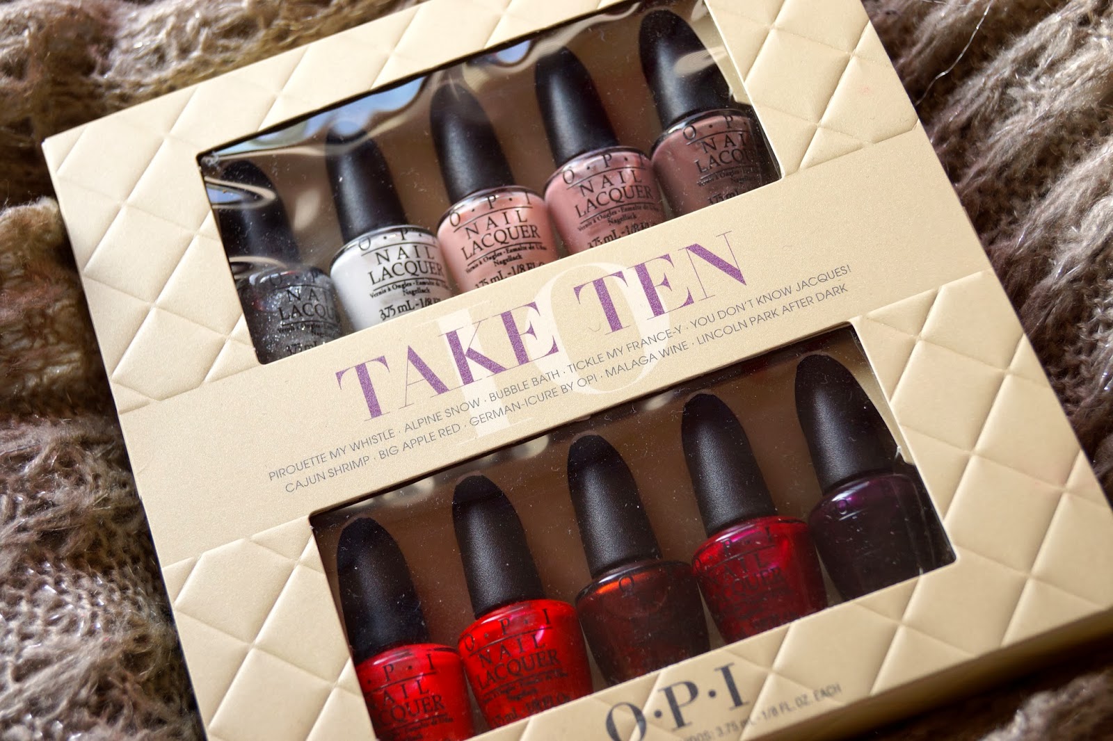 OPI Take Ten Mini Gift Set Murdock Talks