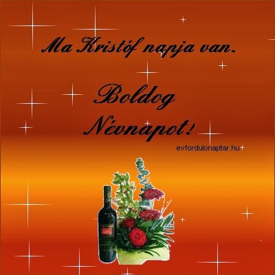 Március 15 - Kristóf névnap - Szívemből kívánok Boldog Névnapot, kísérjék Életed fényesnél fényesebb szerencse csillagok Kristóf, Krisztofer névnap
