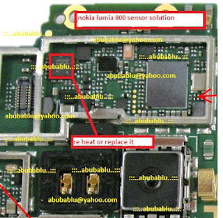 Nokia Lumia 800 Sensor