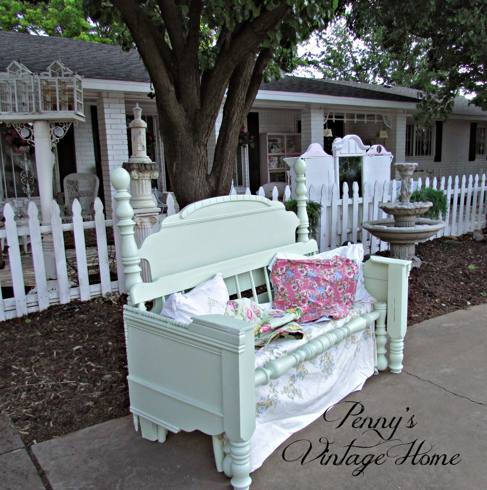 Penny's Vintage Home: Let's Make a Garden Bench