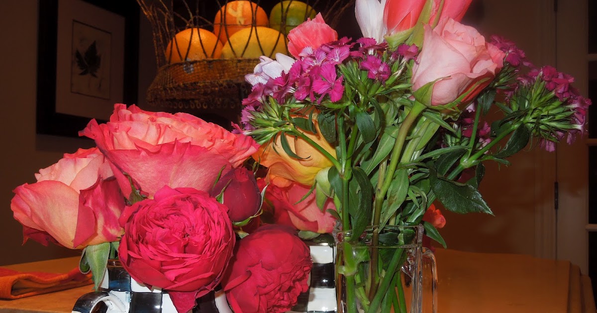 The French Tangerine leftover flowers