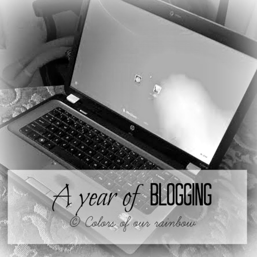 A year of Blogging © Colors of our rainbow