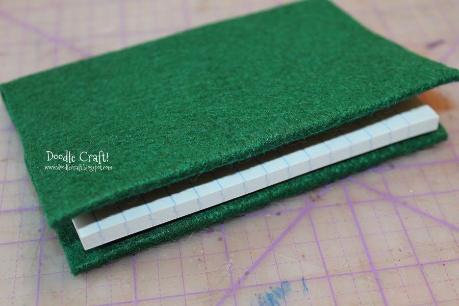 Doodlecraft Felt Journal Slipcovers!