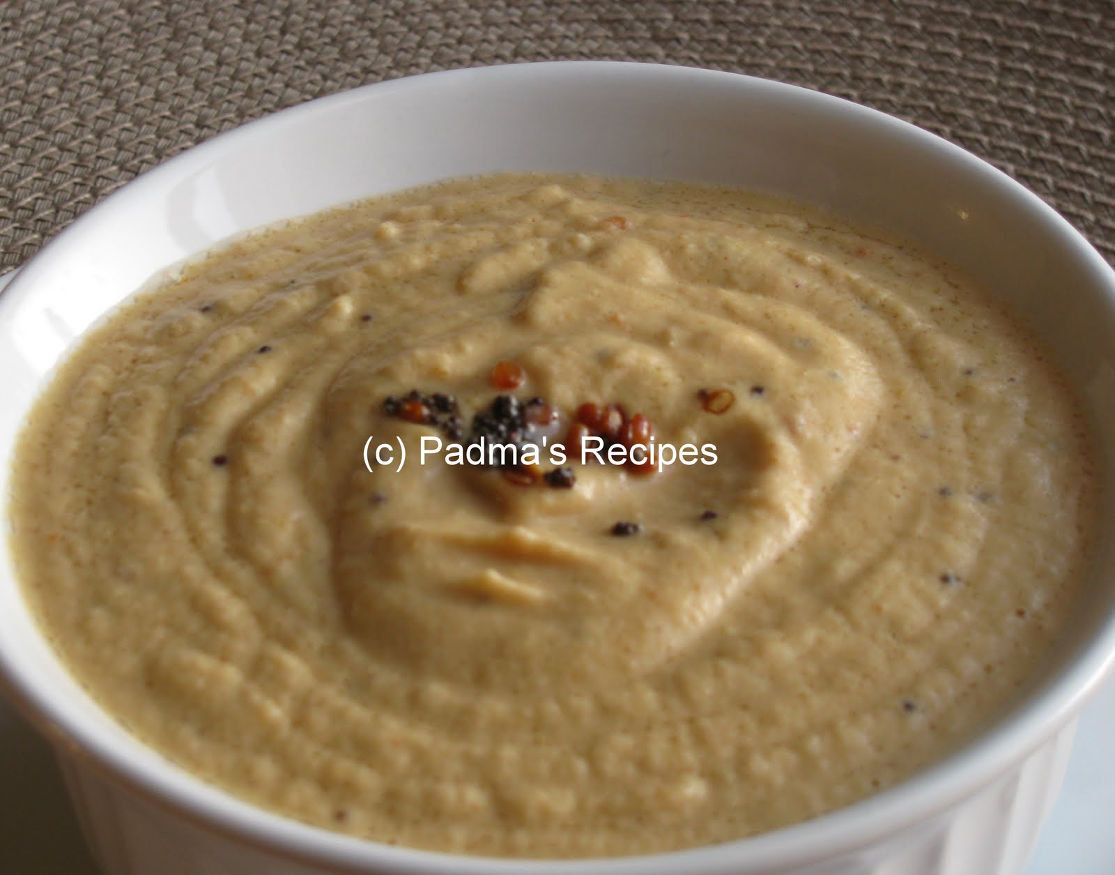 Padma's Recipes RADISH / MULLANGI CHUTNEY