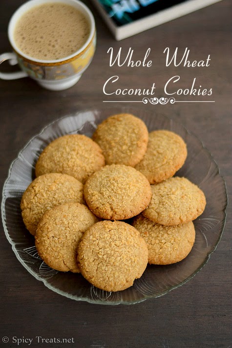 Whole Wheat Coconut Cookies