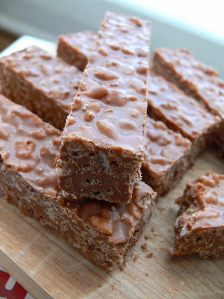 The Ultimate Chocolate Blog Crunchy MeltInYourMouth Milk Chocolate and Peanut Butter Bars
