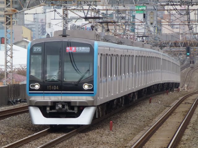 東京メトロ東西線　快速　東葉勝田台行き5　15000系