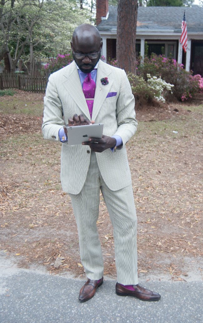 how to wear a vintage suit... Rashon Carraway