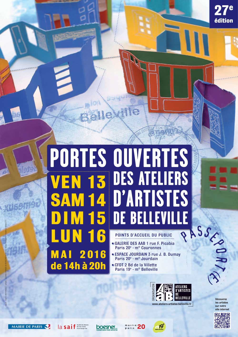 PORTES OUVERTES DES ATELIERS D'ARTISTES DE BELLEVILLE