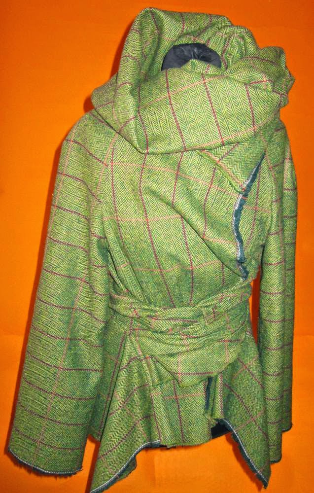 Wrap Versatile Harris tweed wrap jacket