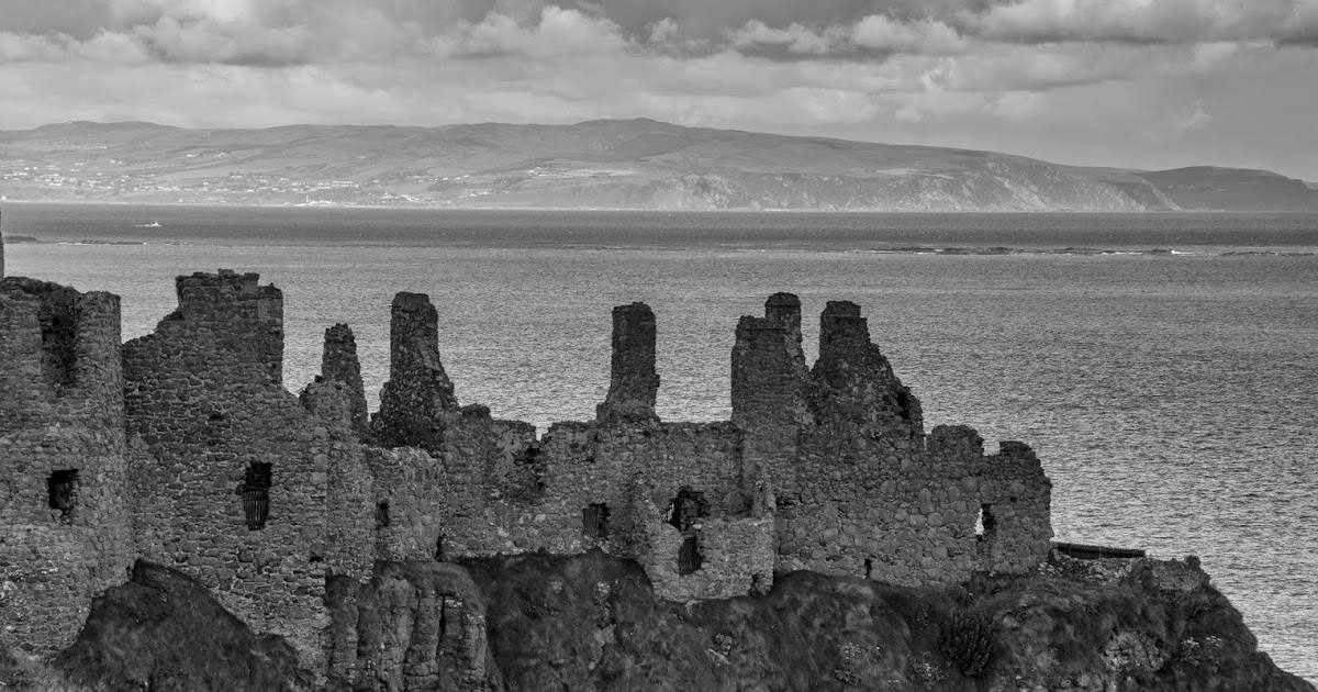 A Tree Falling Dunluce Castle, Portrush Coast and Derry