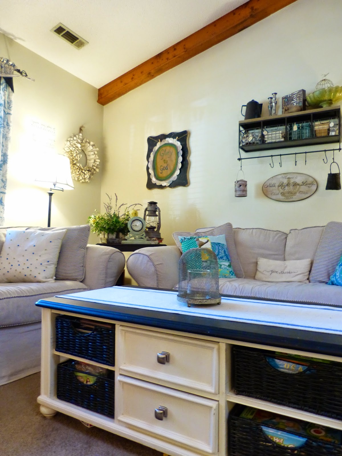 Creating a Beautiful Life on Less Home Tour with Monica... www.blissfulanddomestic.com
