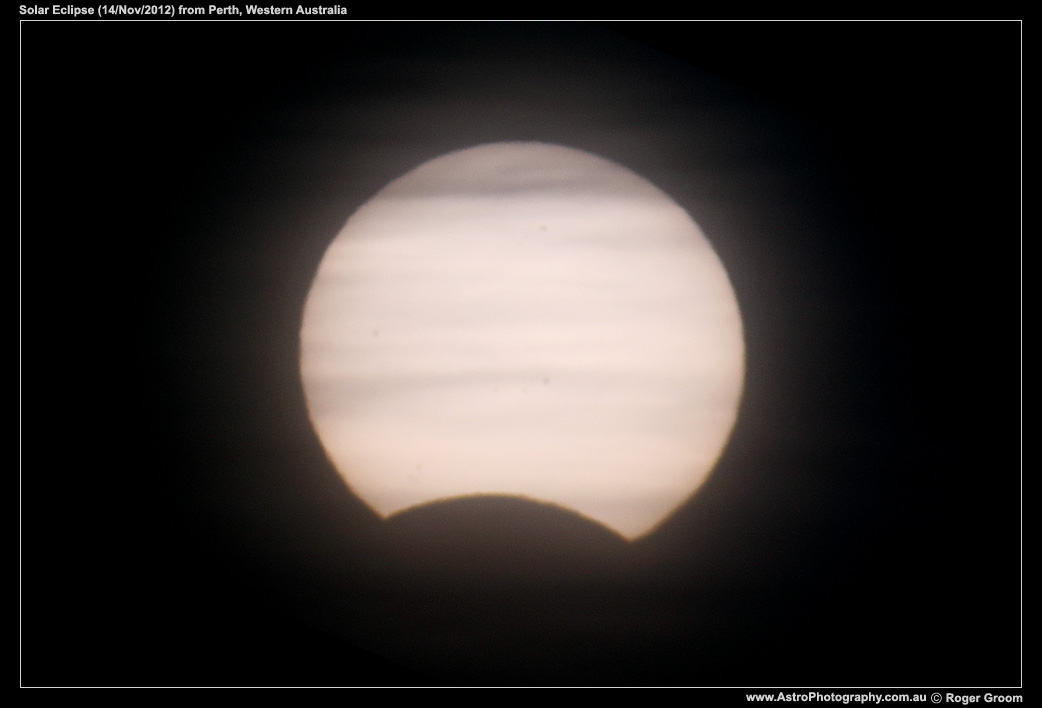 Astro Photography Australia: Solar Eclipse 14th November 2012