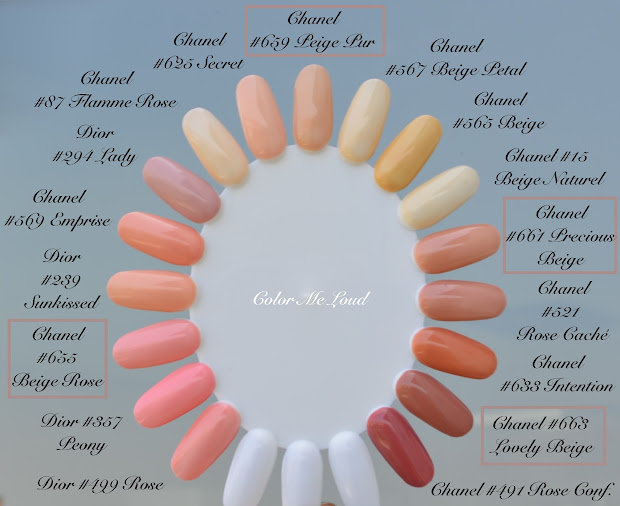 chanel le vernis 655 beige rosa