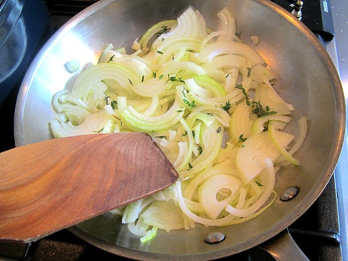 Provencal Crustless Quiche w/ Onions & Anchovies