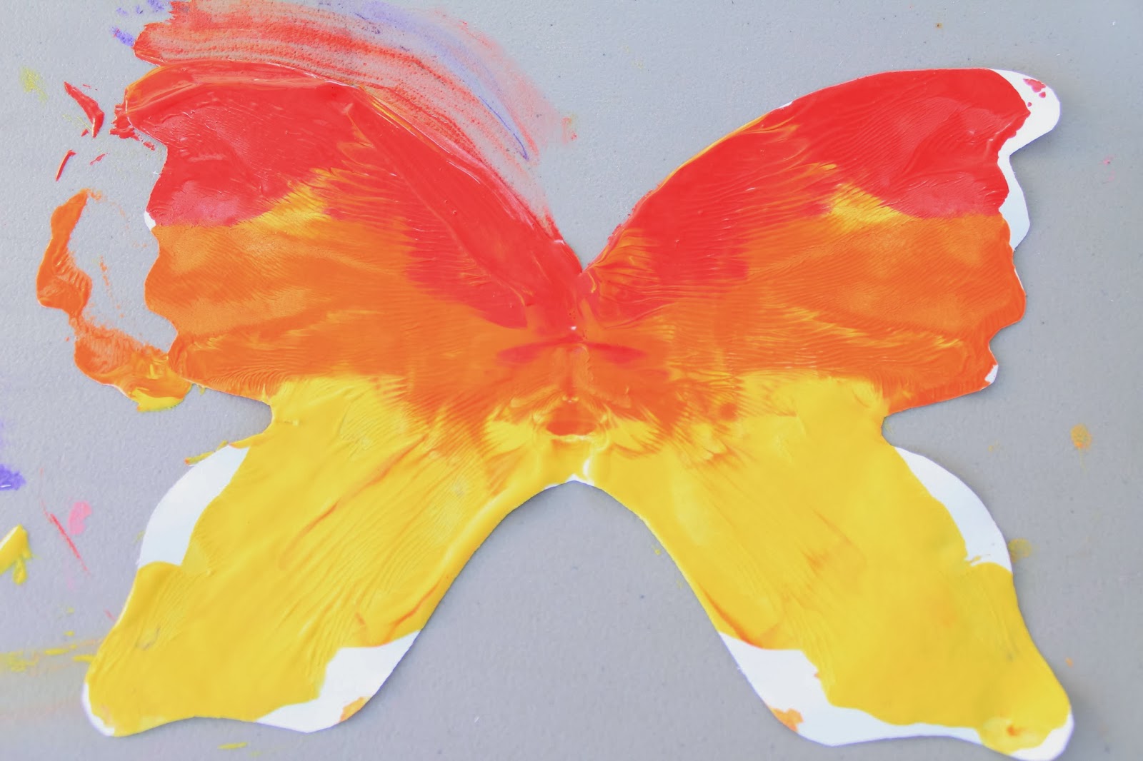MakingMamaMagic Butterfly art Symmetry Painting
