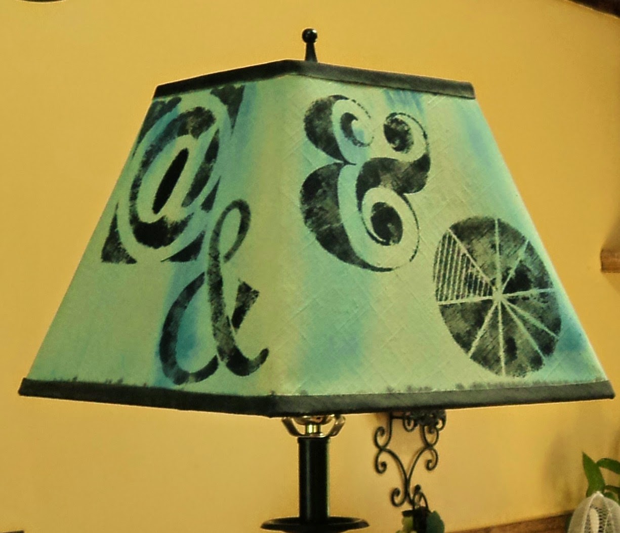 Painted Lamp Shade for TCW 1 Stencil 4 Ways Series Redo It Yourself