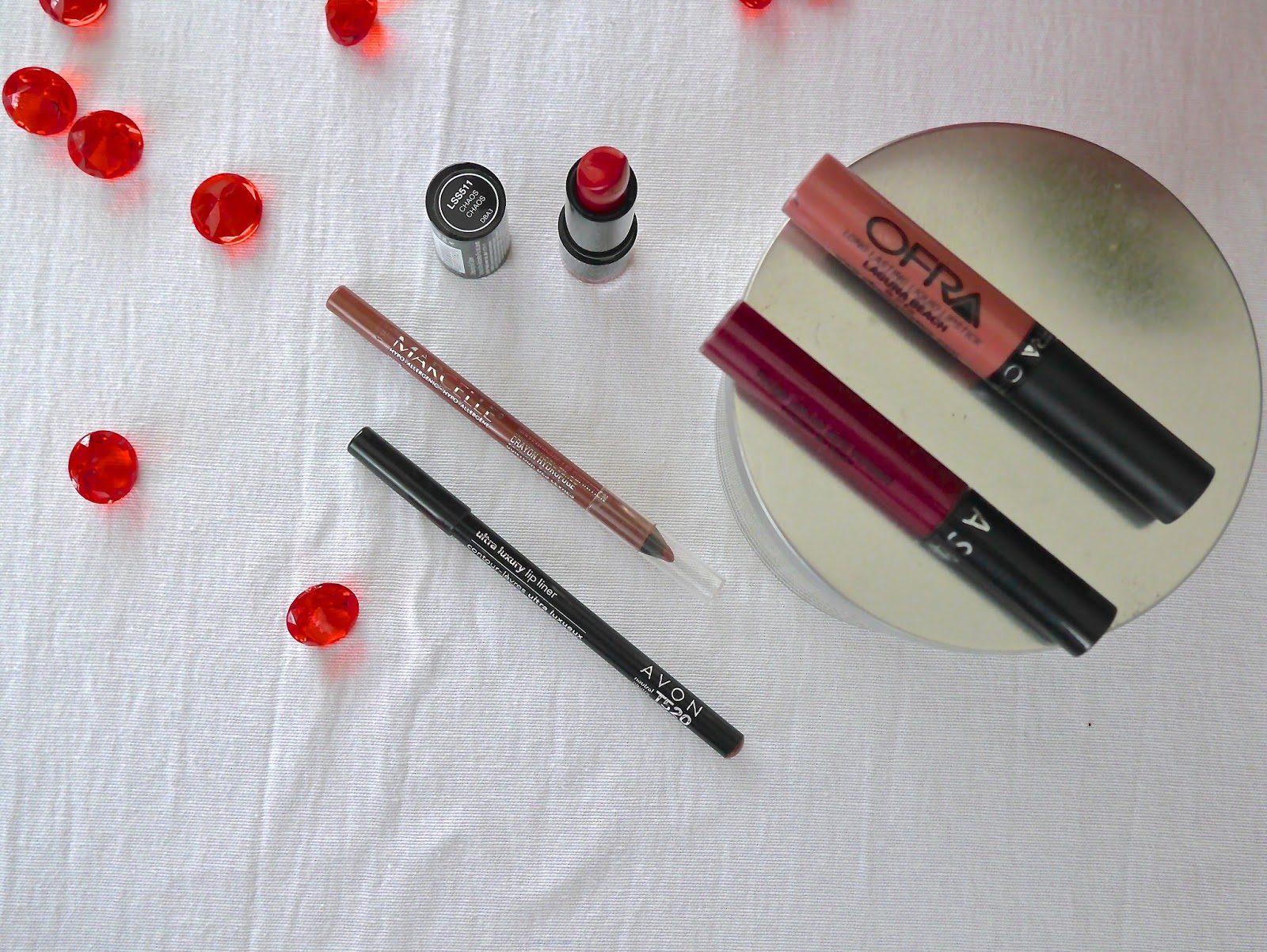 Ofra, NYX, Marcelle, Avon, Sephora Favourite lipsticks for winter