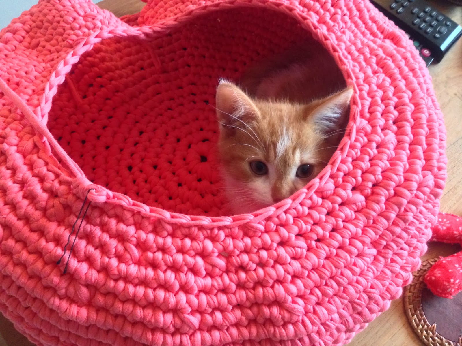 Lily Razz: Crocheted Cat Nest