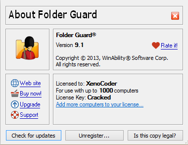 Folder guard free download full version with crack