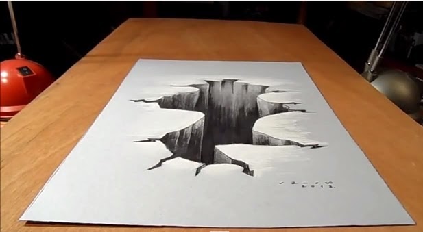 amazing drawing 3d illusion art you should see what its com let s