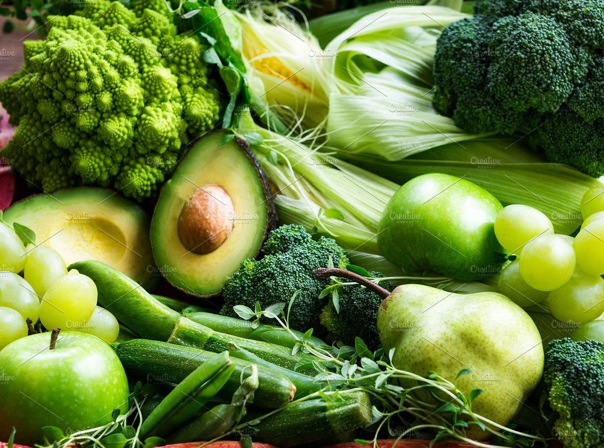 Диета Зеленые Овощи