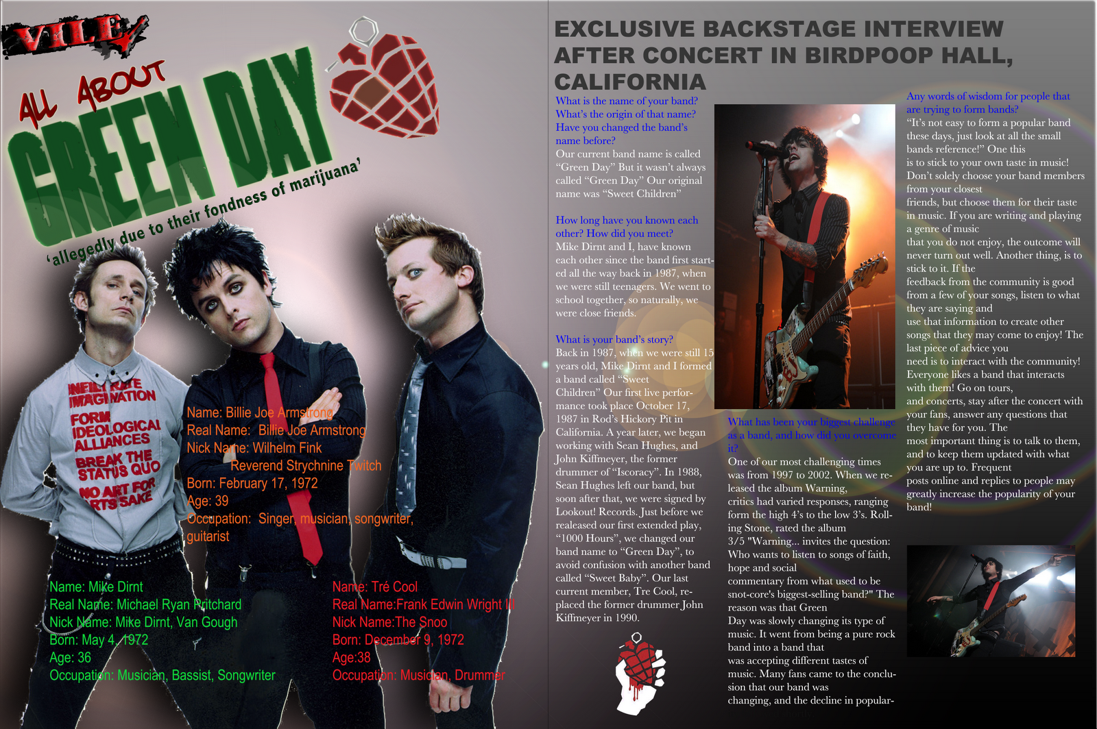 hey music magazine created by me