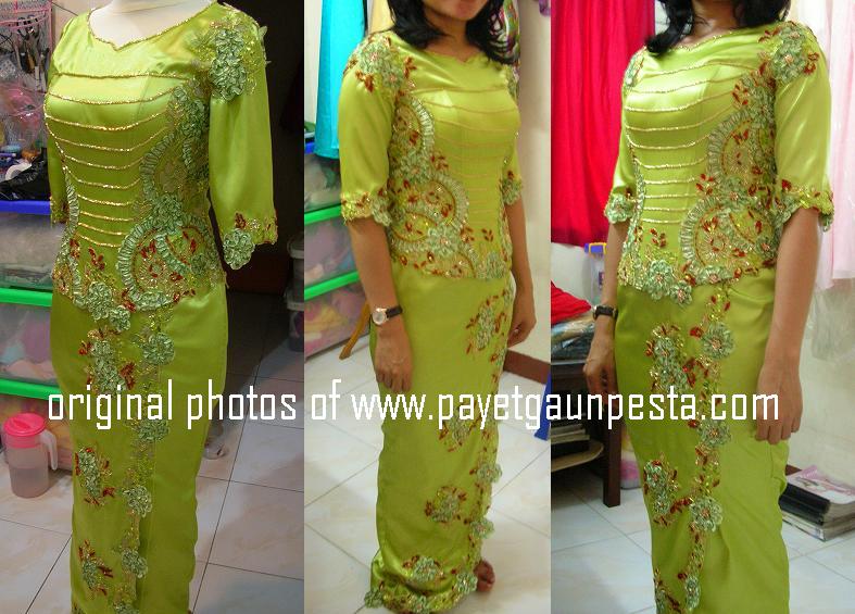 Payet Gaun Pesta Desain Baju Pesta, Kebaya Modern dan